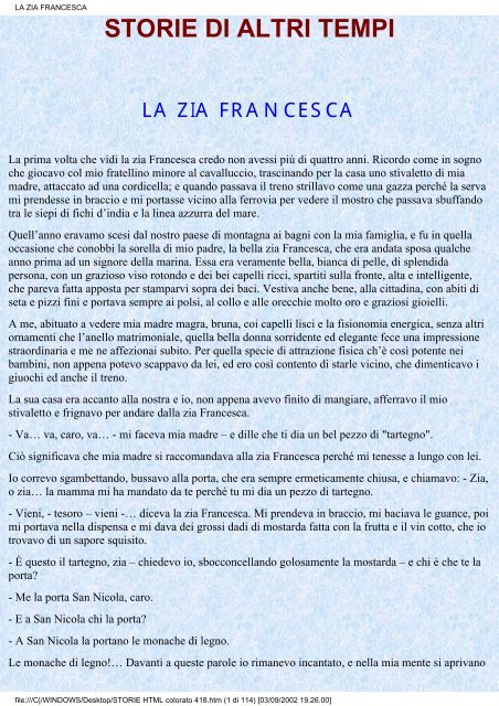 LA ZIA FRANCESCA