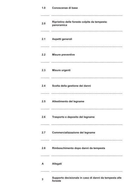 Manuale relativo ai danni da tempesta: Strategia ... - Waldwissen.net