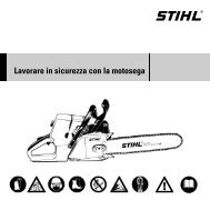 Lavorare in sicurezza con la motosega - Stihl