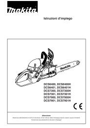 Istruzioni d'impiego - Dolmar