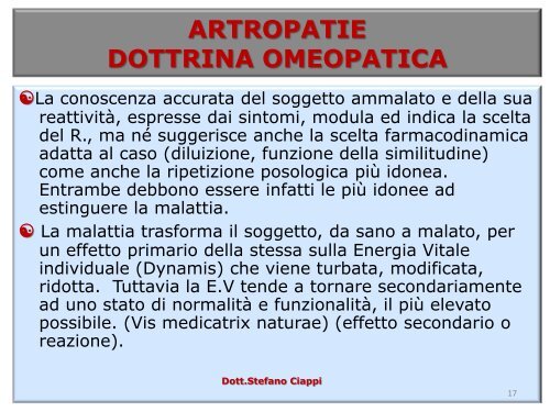 artropatie - Dott. Stefano Ciappi