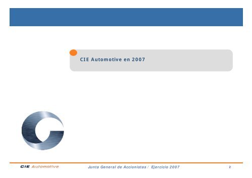 Intervención del Consejero Delegado (PDF, 386 Kb) - Cie Automotive