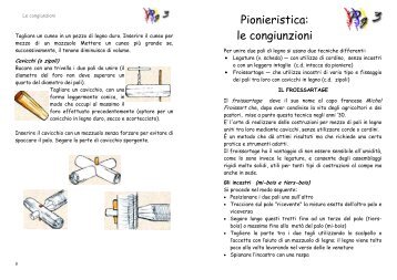 Pionieristica: le congiunzioni - Perugia 3