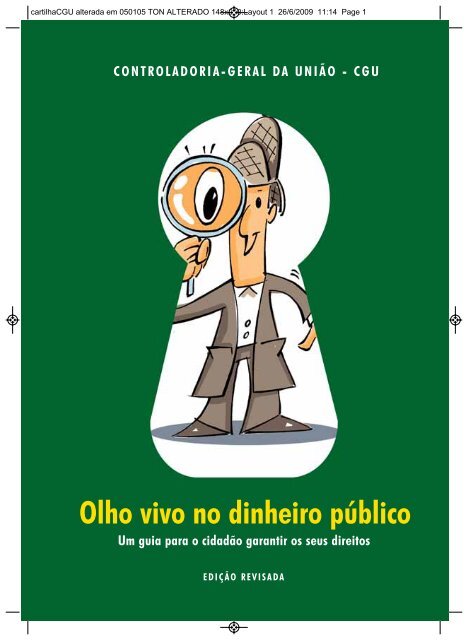 Olho vivo no dinheiro público