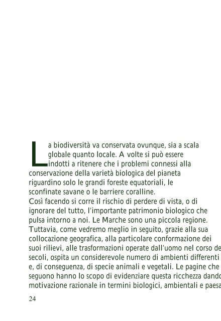 Biodiversità Marche - Orto Botanico