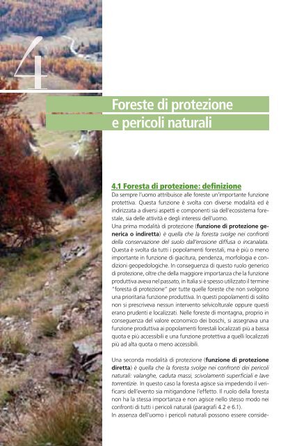 Selvicoltura nelle foreste di protezione - INTERREG Forêts de ...