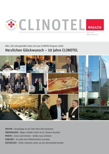 10 Jahre CLINOTEL - Clinotel-Krankenhausverbund