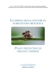 la difesa delle colture in agricoltura biologica plant protection ... - sinab