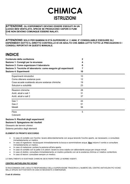 Chimica Citta Del Sole