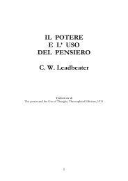 IL POTERE E L' USO DEL PENSIERO C. W. ... - Carote e Lilla