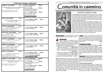 Comunità in cammino