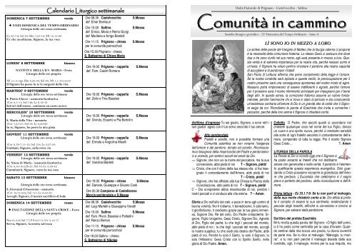 Comunità in cammino