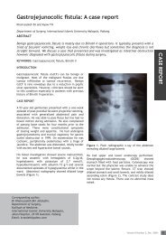 Gastrojejunocolic fistula: A case report