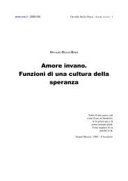 Amore invano. Funzioni di una cultura della speranza - Xos.it