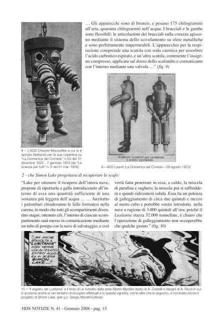 la biblioteca della hdsi - The Historical Diving Society Italia