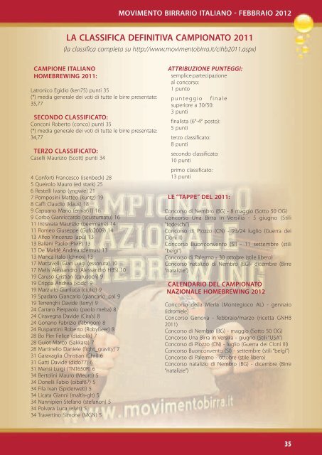 Scarica la rivista in PDF - Movimento Birrario Italiano