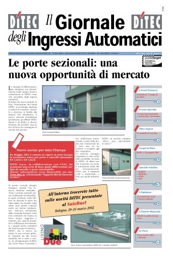 Le porte sezionali: una nuova opportunità di mercato - Alla directory ...