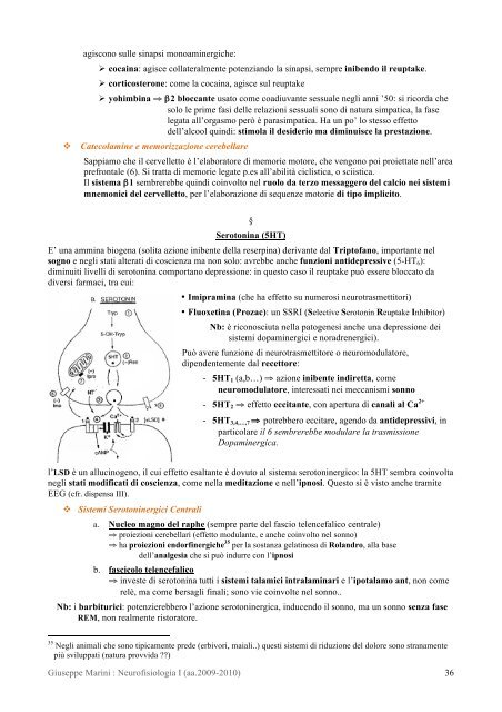 Giuseppe Marini : Neurofisiologia I (aa.2009-2010) 1 - AppuntiMed