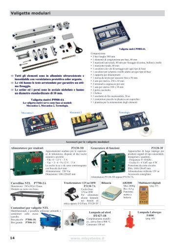 Valigette modulari - ML Systems