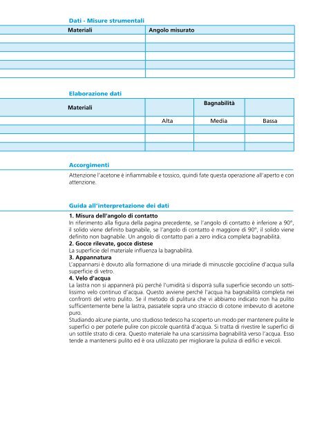 Percorso 1 Scheda n.1 Diagramma di stato - La fabbrica dell'acqua