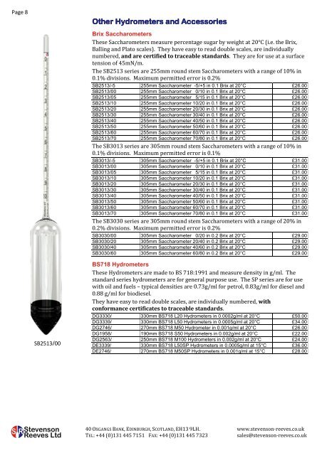 Caustic Baume Chart