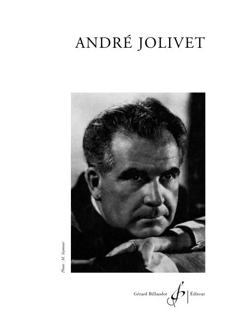 Composer catalogue of André Jolivet [ pdf - 220 Kb ] - Gérard ...