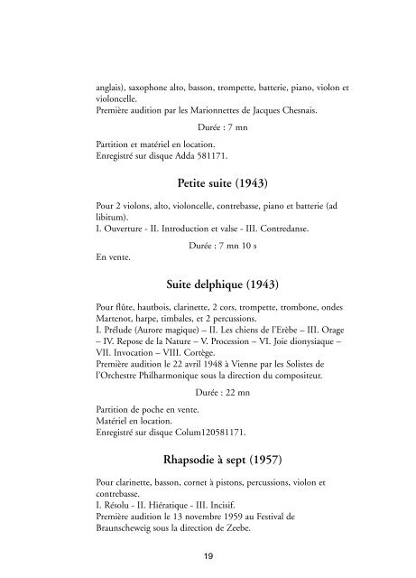 Composer catalogue of André Jolivet [ pdf - 220 Kb ] - Gérard ...