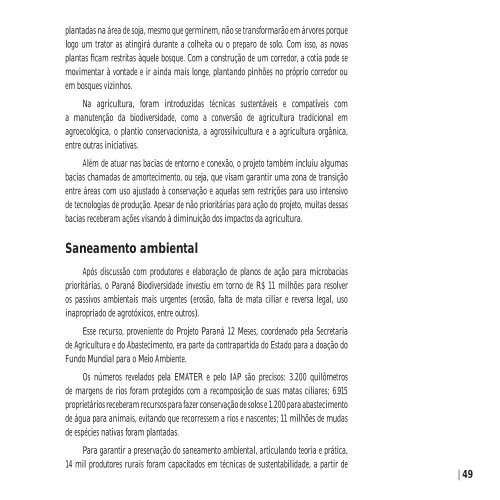 relatório final do programa paraná biodiversidade - Instituto ...