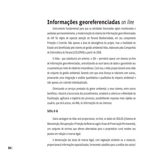 relatório final do programa paraná biodiversidade - Instituto ...