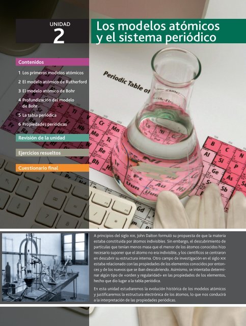 Los Modelos Atómicos Y El Sistema Periódico Almadraba