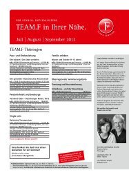 TEAM.F in Ihrer Nähe.