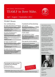 TEAM.F in Ihrer Nähe.