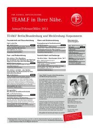 TEAM.F in Ihrer Nähe.