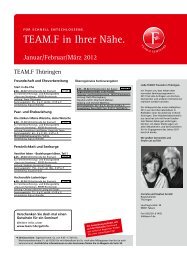 TEAM.F in Ihrer Nähe.