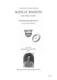 Achille Mazzoni - Nobile Collegio Mondragone