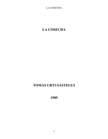 OBRAS/LA COSECHA.pdf - Tomás Urtusástegui