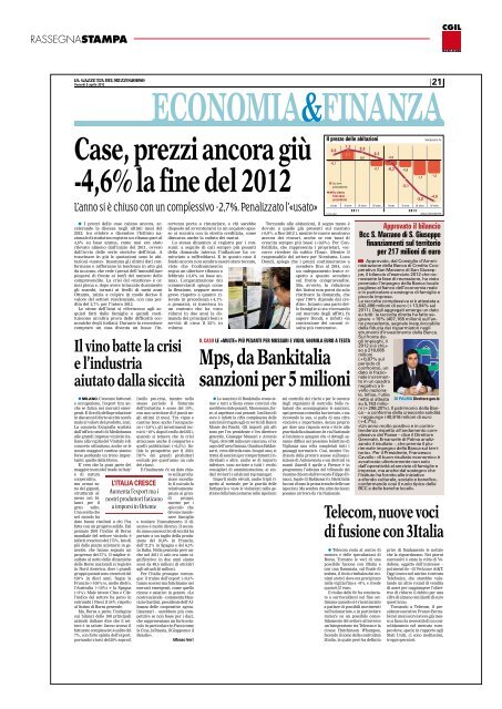 Leggi la rassegna stampa - CGIL Basilicata