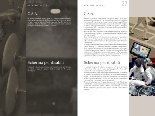 quadriennio 2009-2012 - Home | FIS - Federazione Italiana Scherma