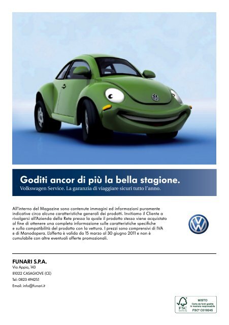 Visualizza il Volkswagen Service Magazine - Gruppo Funari