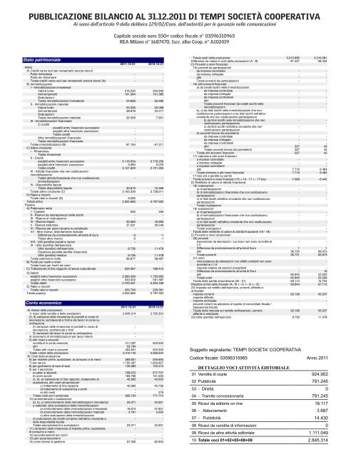 Scarica il PDF - Settimanale Tempi