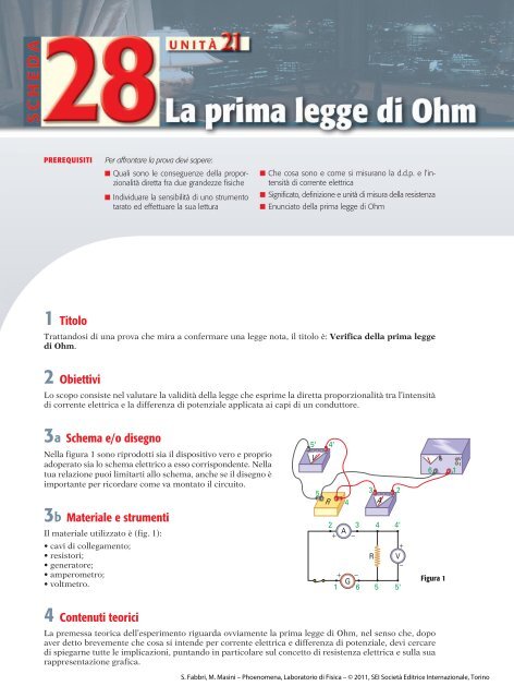 Laboratorio di Fisica - Sei