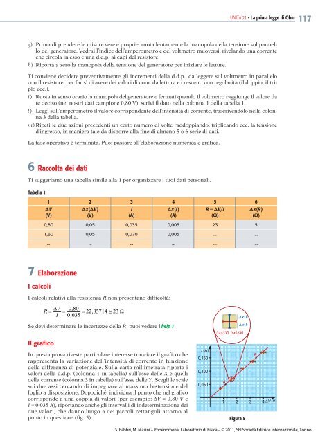 Laboratorio di Fisica - Sei