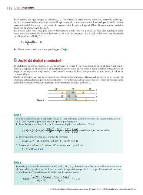 Laboratorio di Fisica - Sei