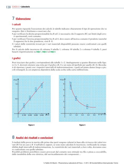 Laboratorio di Fisica - Sei