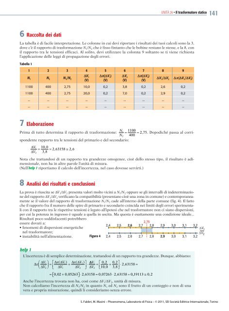 Laboratorio di Fisica - Sei