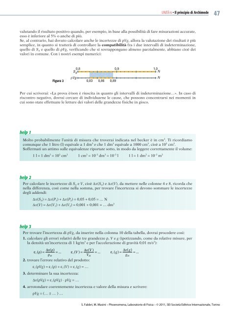 Laboratorio di Fisica - Sei