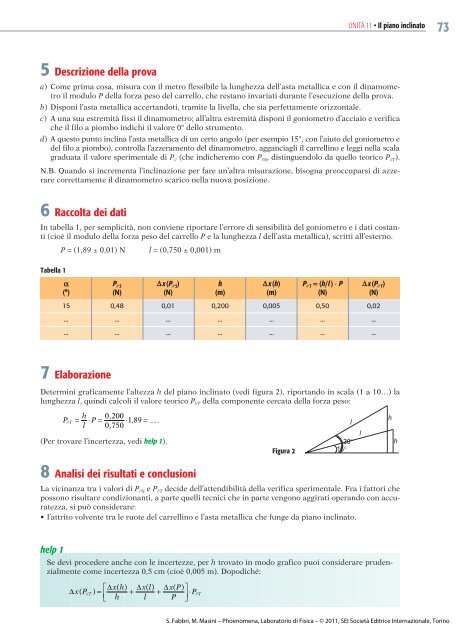 Laboratorio di Fisica - Sei