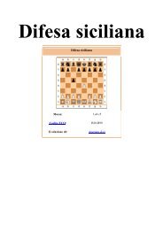 Difesa siciliana (Dragone - Najdorf - Scheveningen ... - Pineto Scacchi