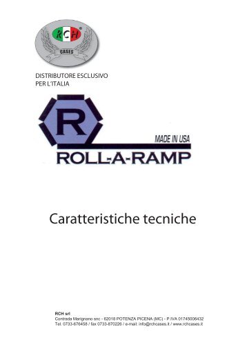 Prodotto e caratteristiche - Roll-A-Ramp Sito ufficiale italiano