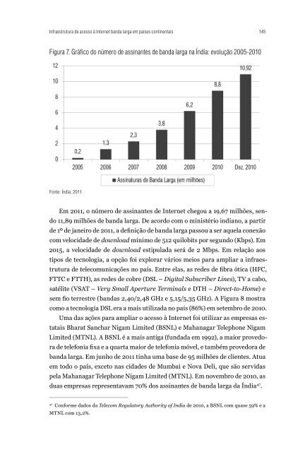 Caminhos para a universalização da inTerneT banda larga